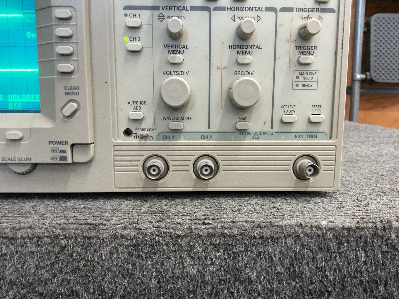 Tektronix TAS455 Two Channel Oscilloscope 60Mz