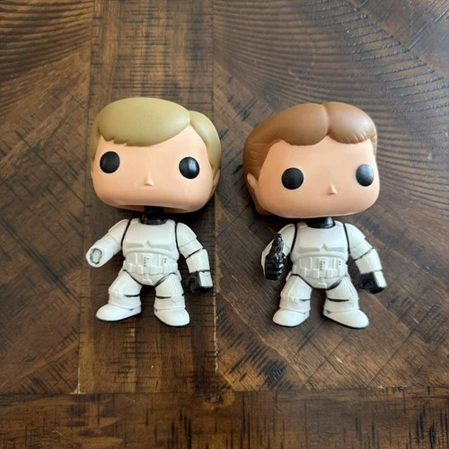FUNKO POP! STAR WARS LOT LOOSE LUKE SKYWALKER #16 HAN SOLO #15 STORMTROOPER ECC