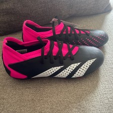 NIB Adidas Jr. Predator Accuracy.3 Firm Ground Soccer Cleats Pink / Black Size 5