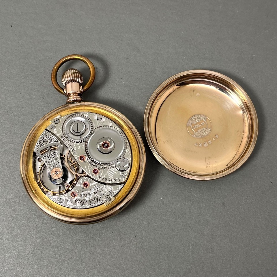 Elgin Veritas Pocket Watch 18s 23j Class A Railroad Grade 214 Canadian