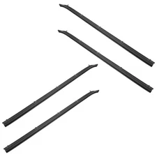 Window Sweeps Felts Weatherstrip Inner & Outer Kit Set of 4 for Dodge Plymouth