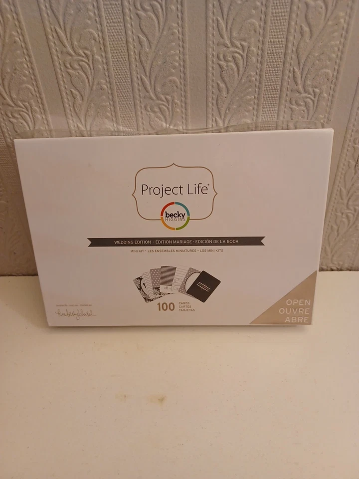 Kit Edición Boda, Becky Higgins Project Life, 100 piezas, tarjetas de diario Foto 3 de 4