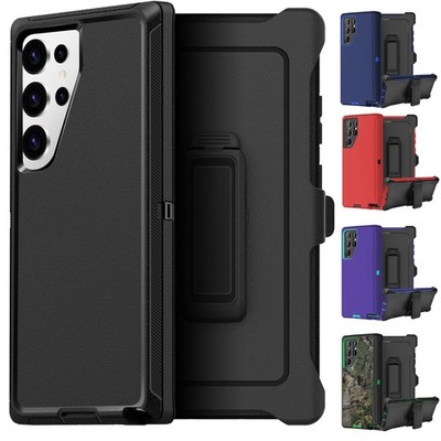 For Samsung Galaxy S26 S26+ Ultra Defender Shockproof Case w/Holster Belt Clip