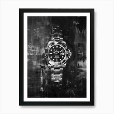 Rolex Submarine Watch 1 Art Print Framed Wall Art Poster Canvas Print Picture
