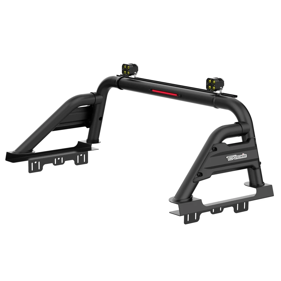 For 2004-2024 Nissan Titan Adjustable Sport Bar Truck Bed Chase Rack Roll Bar Foto 4 de 4