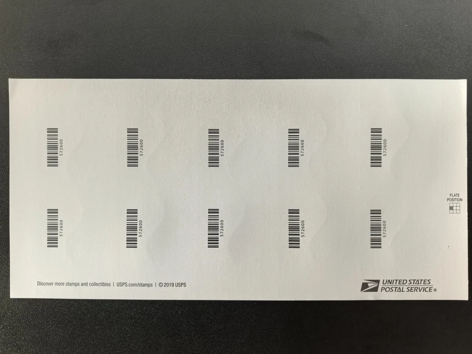 Estampillas de Estados Unidos 2020 Crisantemo - Global 5 hojas de 10 / Un total de 100 Foto 2 de 2