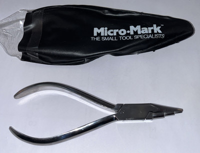MICRO MARK FORMING PLIERS 3 STEP THREE ROUND NOSE CONCAVE WIRE BENDING PLIER