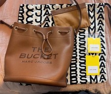 Marc Jacobs genuine large bucket bag in Argan oil.