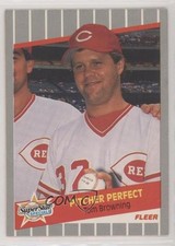 1989 Fleer Tom Browning #629 1v2