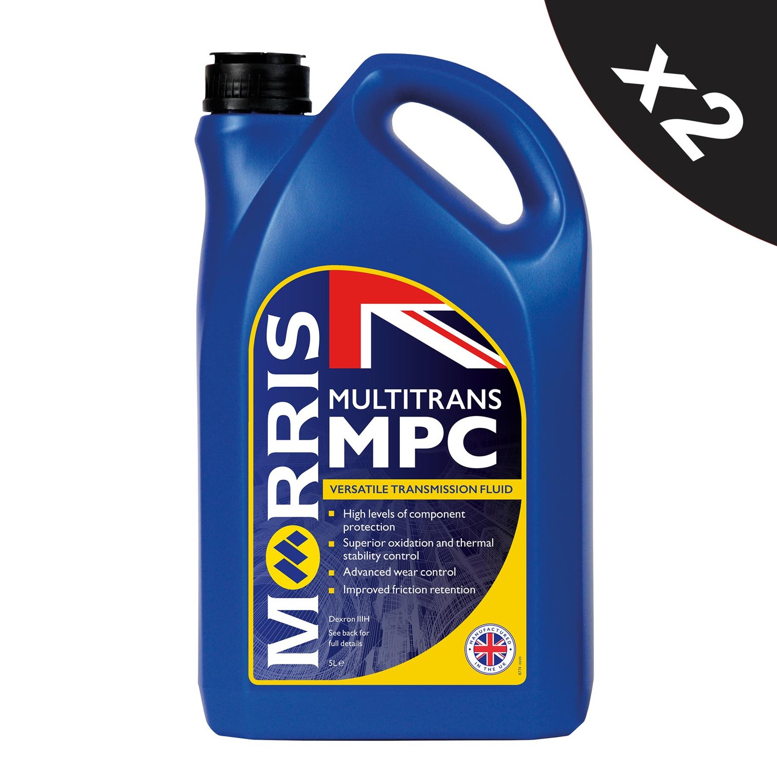 2x5L MORRIS ATF Automatic Transmission Fluid Multivehicle JWS 3309 Aisin Warner