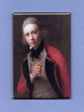 GENERAL JAMES WOLFE *2X3 FRIDGE MAGNET* REVOLUTIONARY WAR AMERICA BRITISH ARMY