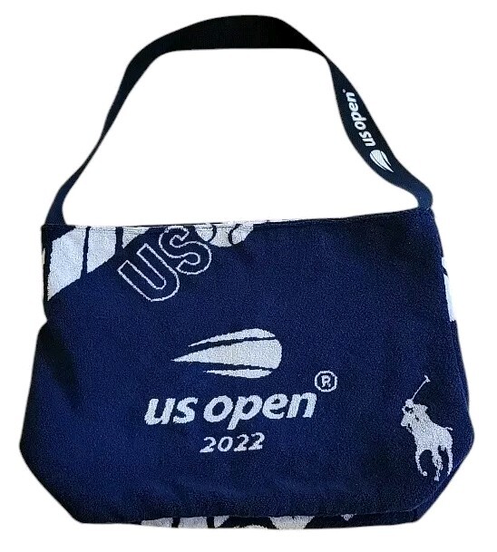 PONY Borsa POLO RALPH LAUREN blu 2022 US Open tennis grande asciugamano cotone tote bag