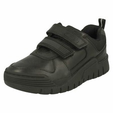 Boys Clarks Scooter Speed Bumper Toe School Shoes