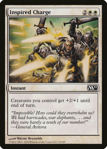 1x FOIL Inspired Charge M11 2011 #019 MTG Magic English NM/Unplay common C card - Picture 1 of 1