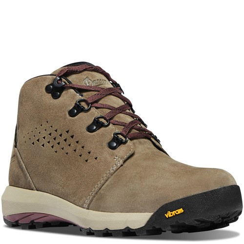 Danner 64501 Women's Inquire Chukka 4" Gray/Plum Waterproof Hiking Boots Shoes