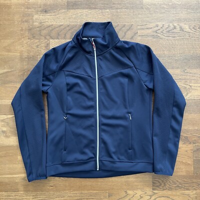 Rukka Soft Shell Navy Outdoor Technical Full Zip Jacket Women s Size XL