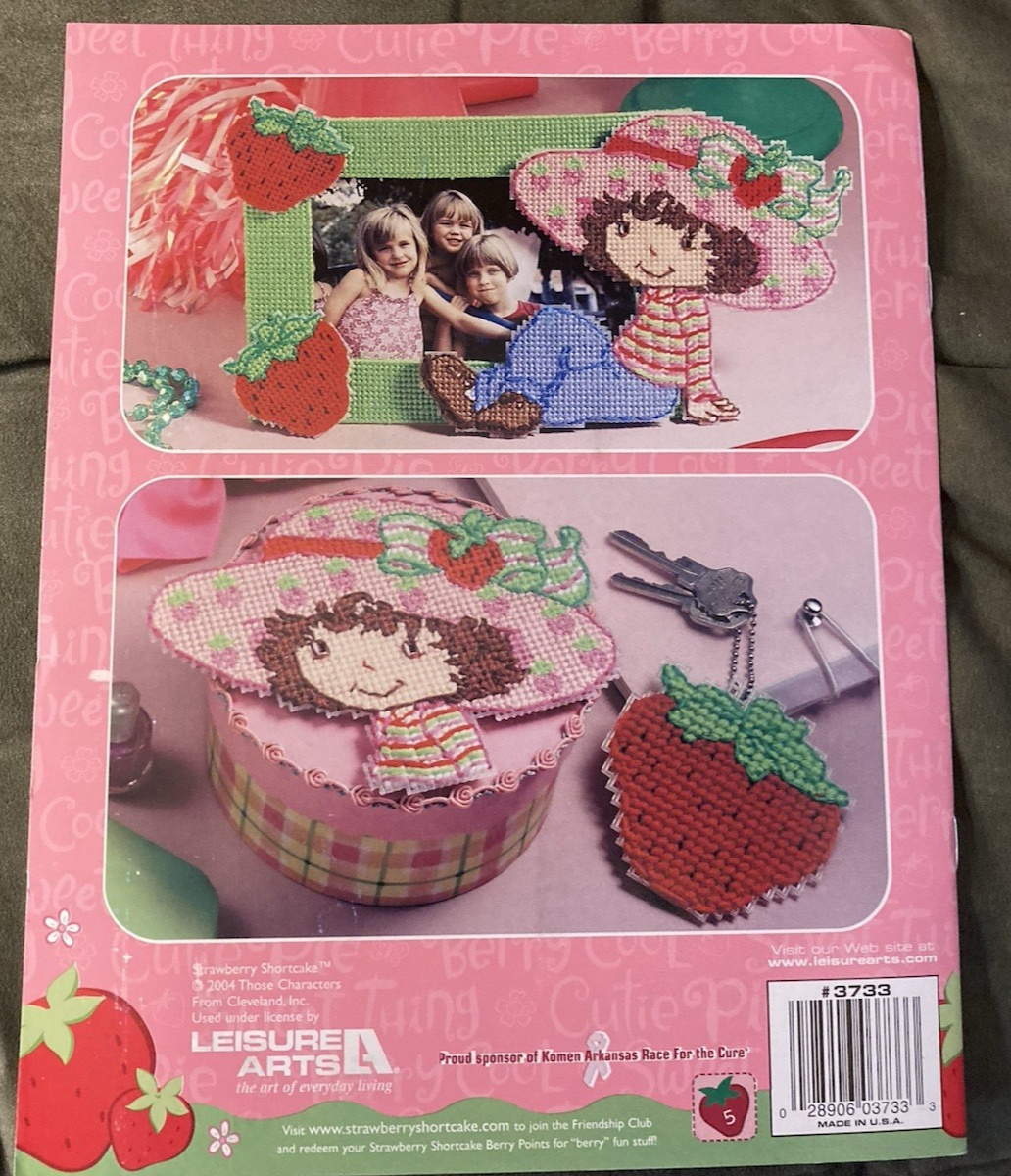 Plastic Canvas Patterns Leisure Arts Strawberry Shortcake Frames