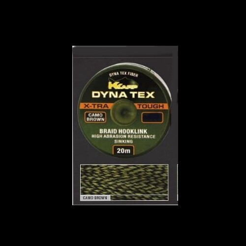Kkarp DYNA TEX X-TRA TOUGH COLORE CAMO BROWN e GREEN  CARP FISHING PER TERMINALI - Foto 6 di 7