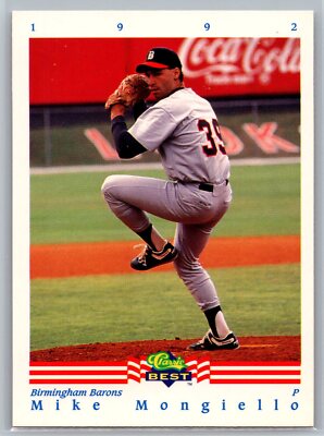 Mike Mongiello 1992 Classic Best Set Break BASEBALL #31 Birmingham