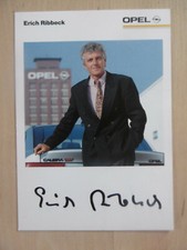 Erich Ribbeck Autogramm signed 10x15 cm Postkarte