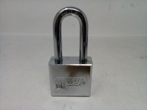 American Lock No. A51 Non-Rekeyable Solid Steel Padlock – Hardened Chrome-Plated - Picture 3 of 5