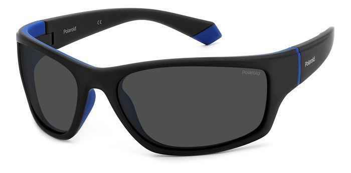 Polaroid PLD 2135/S D51/M9 Sunglasses for Men in Black & Blue Grey-image