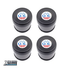 4 X Us Mags Wheel Center Cap Push Thru Black Hc202bc 1002-20-p4250-b