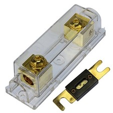 VOODOO 400 Amp ANL Fuse - Gold Holder Audio 1/0 0 Gauge no terminals Needed