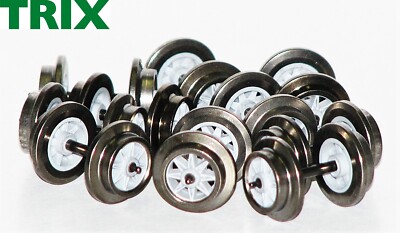 Trix Express H0 E36669300 DC-Gleichstrom Radsatz Doppelspeiche (10 Stück) - NEU