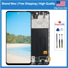 For Samsung Galaxy A51 SM-A515F/DS A515U LCD Touch Screen Digitizer+Frame Replac