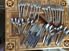 6 place settings Stainless Flatware 4 pc Service Japan PLUS Up To 8 Of Each Pc