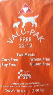 Valu Pak dog food. 50 lb. Bag 22/12 | eBay