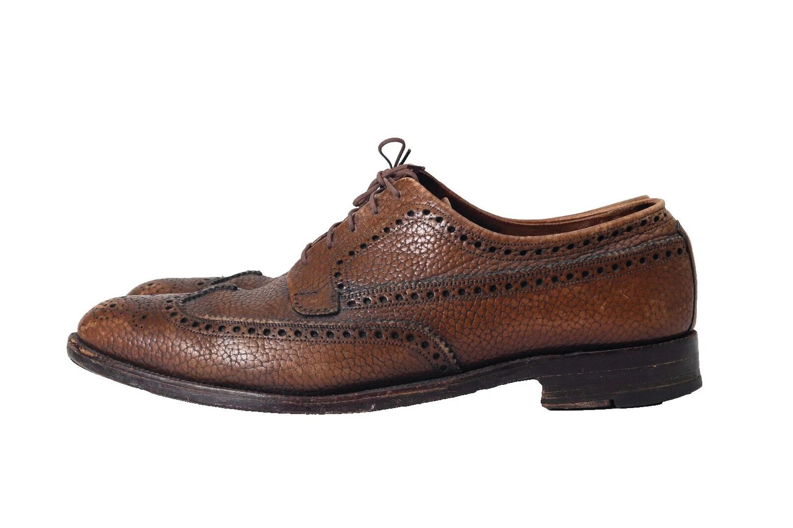 Vestido de cuero Florsheim, Calzado Vintage Formal para Hombres