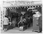 Antique Photo Reprint 8x10 1950s Old Arcade Coca Cola Child Long Beach Pike