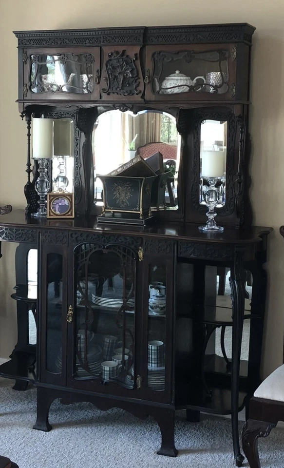 Gabinete de China - Antiguo-Edwardiano a Foto 2 de 2