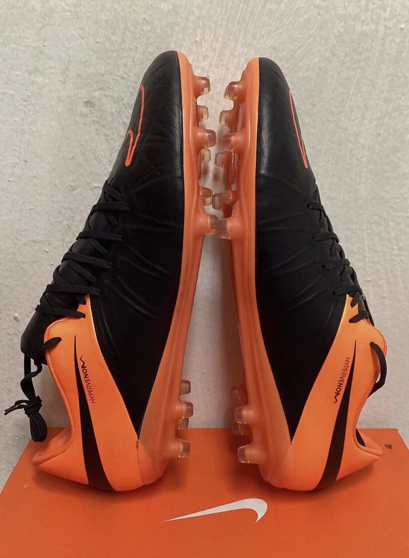 Size 11 - Nike Hypervenom Phinish Leather FG Orange for sale