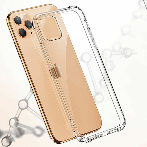 iPhone 11 Pro Max XR XS 7 8 + Custodia HD TRASPARENTE Ibrida Antiurto Ultra Sottile Cover - Foto 2 di 5