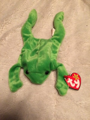 legs the frog beanie baby