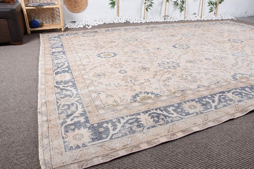 Bedroom Rug, Turkish Rugs, Saloon Rug, Home Decor Rugs, Vintage Rug, Muted Rug - Picture 2 of 6