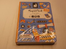 Janod Magne"ti" Book, Racers, 50 Magnets