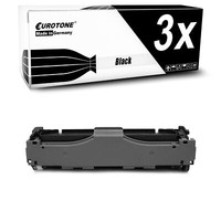 3X Eurotone Toner Black Xxl Ersetzt Hp CF410X 410X