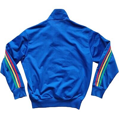 Adidas Rasta Reggae Jamaica Track Jacket Mens Size M / L Adidas Rasta Reggae Jamaica Track Jacket Mens Size M / L