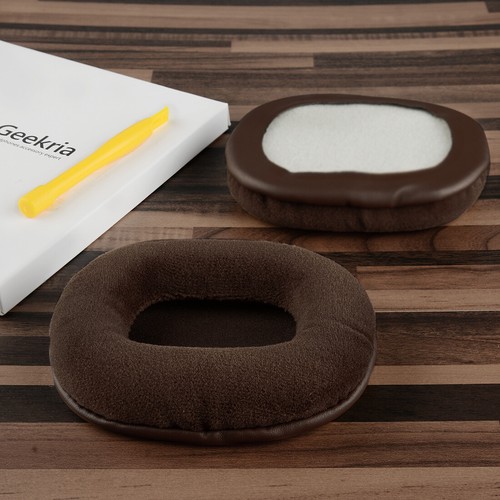 Geekria Velour Ear Pads for Sony MDR-1RNC Headphones (Brown ) - Picture 4 of 6