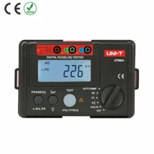 1Pcs New UNI-T UT582+ Digital RCD ELCB Testers AUTO RAMP Leakage Circuit Breaker