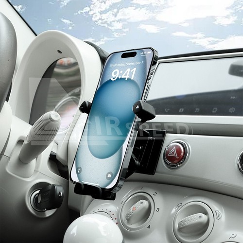 Car Dashboard Dash Mount Phone Holder Bracket Clip For Fiat 500 08-23 Abarth 595 - Picture 2 of 11