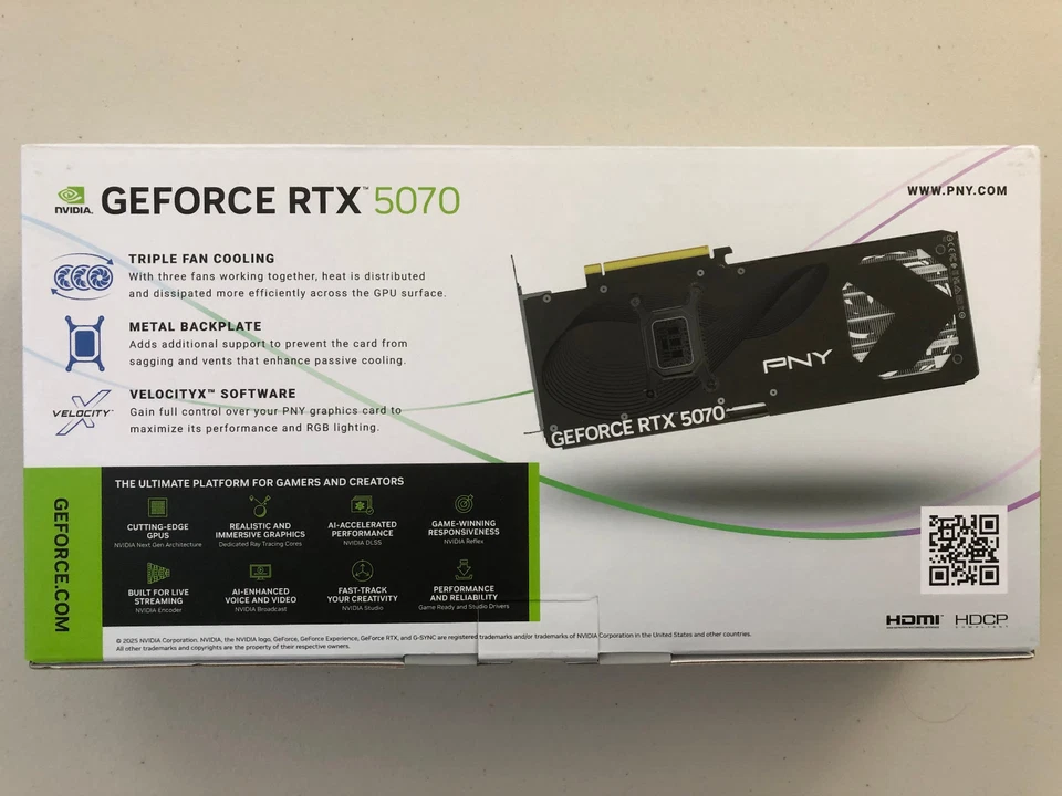 PNY GeForce RTX 5070 12GB OC - Image 2 of 2