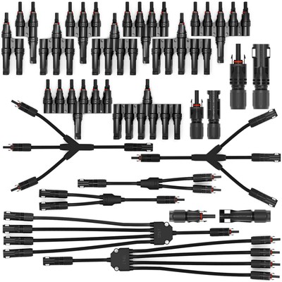 Solarstecker Y T Stecker PV Verteiler Buchse Solarpanel Sicherung Kabel Kupplung