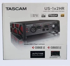 Tascam US-1x2HR 2IN/2OUT USB Hi-Res Audio MIDI Interface new
