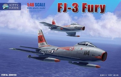Kitty Hawk 1/48 FJ-3 Fury Modellflugzeug Bausatz