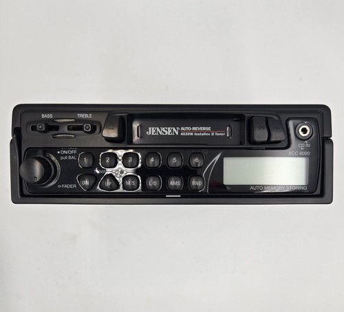 Jensen XCC 8000 AUX/Cassette Car Stereo - Early 90s Pull Out Design NEW OPEN BOX - Picture 6 of 20